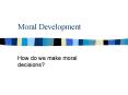 Moral Development