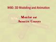W60: 3D Modeling and Animation