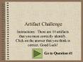 Artifact Challenge