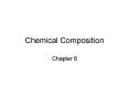 Chemical Composition