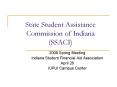 State Student Assistance Commission of Indiana SSACI