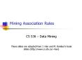 Mining Association Rules