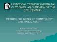 HISTORICAL TRENDS IN NEONATAL OUTCOMES: AN OVERVIEW OF THE 20TH CENTURY