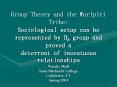 Group Theory and the Warlpiri Tribe: Sociological setup can be represented by D8 group and proved a