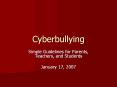 Cyberbullying