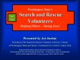 Washington States Search and Rescue Volunteers Helping Others Saving Lives
