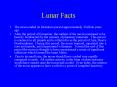 Lunar Facts
