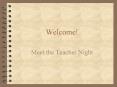 Meet the Teacher Night