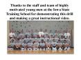 Thanks to the staff and team of highly motivated young men at the Iowa State Training School for dem