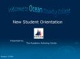 Welcome to Ocean County College New Student Orientation