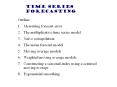 Time Series Forecasting