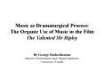Music as Dramaturgical Process: The Organic Use of Music in the Film The Talented Mr Ripley