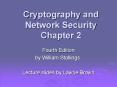 Cryptography and Network Security Chapter 2