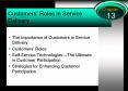 Customers Roles in Service Delivery