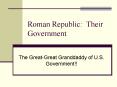 Roman Republic: Their Government