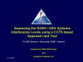 Assessing the NGSO GSO Systems Interference Levels using a COTS based Approach and Tool