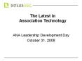 ANA Leadership Development Day