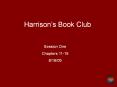 Harrisons Book Club