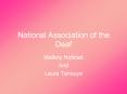 National Association of the Deaf