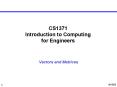 CS1371 Introduction to Computing for Engineers