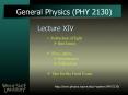 Physics 2130 Lectures