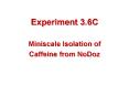 Experiment 3'6C
