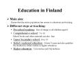 Education in Finland