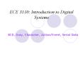 ECE 3110: Introduction to Digital Systems