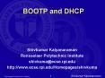 BOOTP and DHCP