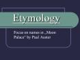 Etymology