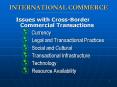 INTERNATIONAL COMMERCE ____________________________________________________________
