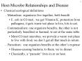 HostMicrobe Relationships and Disease