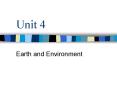 Earth and Environment