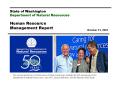 State of Washington Department of Natural Resources Human Resource Management Report