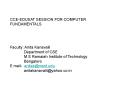 CCEEDUSAT SESSION FOR COMPUTER FUNDAMENTALS