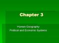 Human Geography