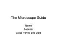 The Microscope Guide