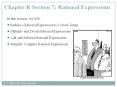 R.7 Rational Expressions
