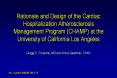 Rationale and Design of the Cardiac Hospitalization Atherosclerosis Management Program CHAMP at the