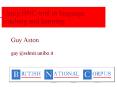 Using BNCxml in language teaching and learning