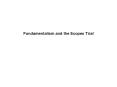 Fundamentalism and the Scopes Trial