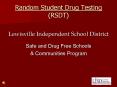 Random Student Drug Testing RSDT