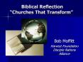 Biblical Reflection Churches That Transform