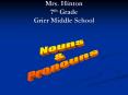 Mrs' Hinton 7th Grade Grier Middle School