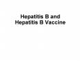 Hepatitis B and Hepatitis B Vaccine