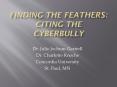 Finding the Feathers: Citing the Cyberbully