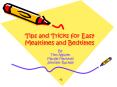 Tips and Tricks for Easy Mealtimes and Bedtimes