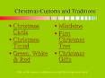 Christmas Customs and Traditions