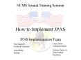 How to Implement JPAS