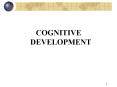 COGNITIVE DEVELOPMENT
